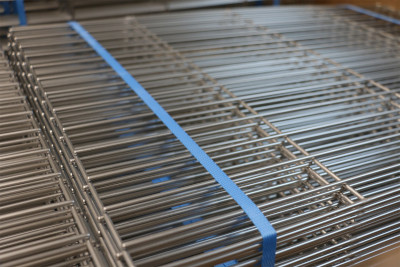 Custom stainless steel cooking grids